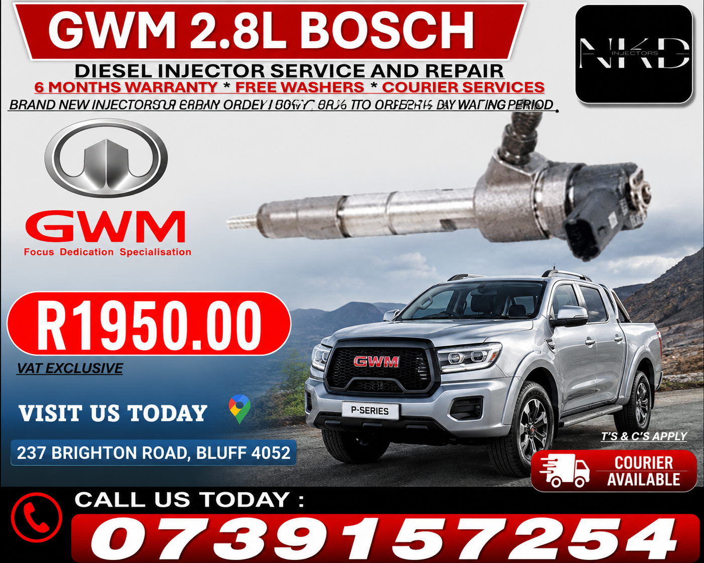 GWM_2.8L_Diesel_Injectors_On_Recondition - Private Seller GWM_2.8L_Diesel_Injectors_On_Recondition - Private Seller