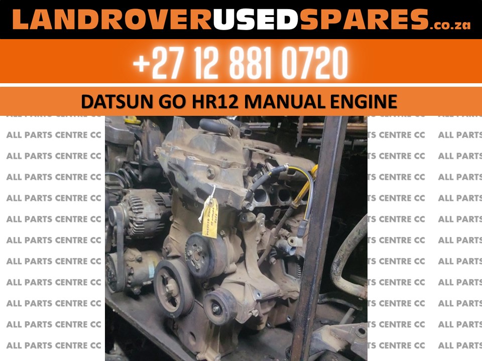 Datsun Go manual petrol HR12 engine for sale Datsun Go manual petrol HR12 engine for sale