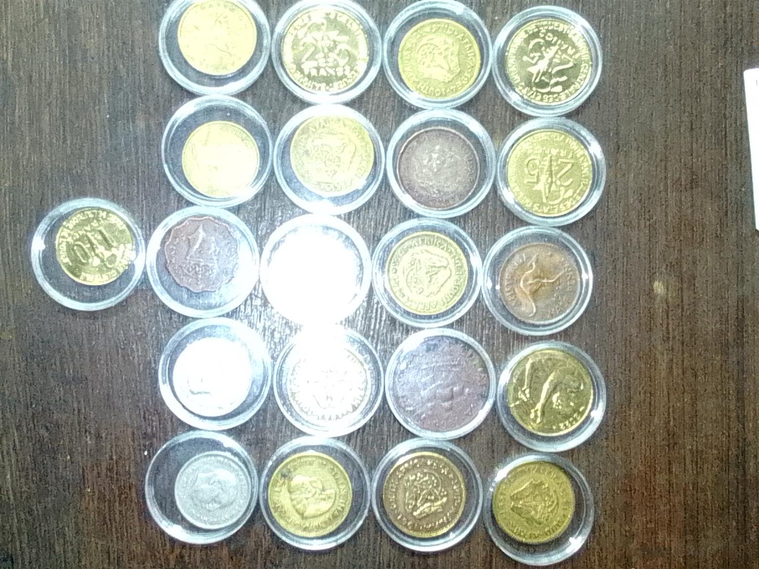 Old countries coins and Notes