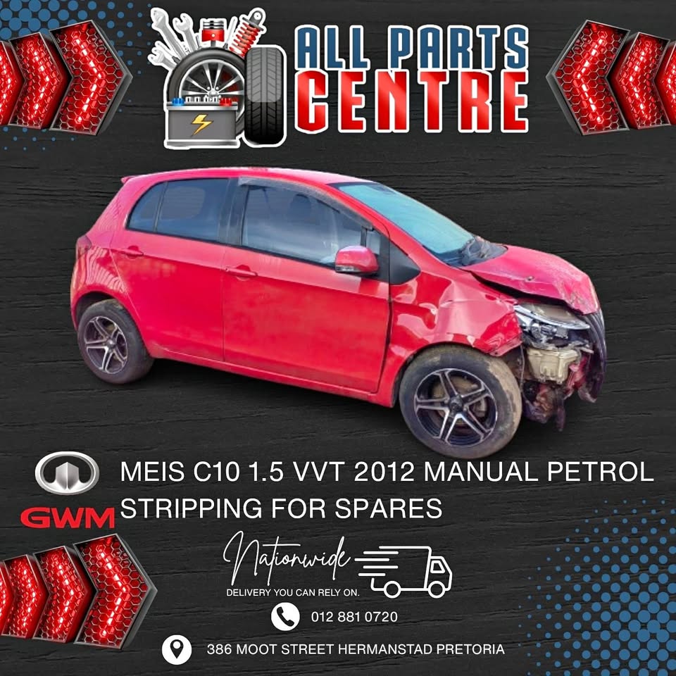 GWM Meis C10 1.5 VVT 2012 Petrol Manual – Stripping for Spares - Private Seller GWM Meis C10 1.5 VVT 2012 Petrol Manual – Stripping for Spares - Private Seller