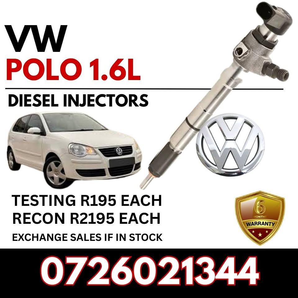 VW Polo 1.6L diesel injectors for sale