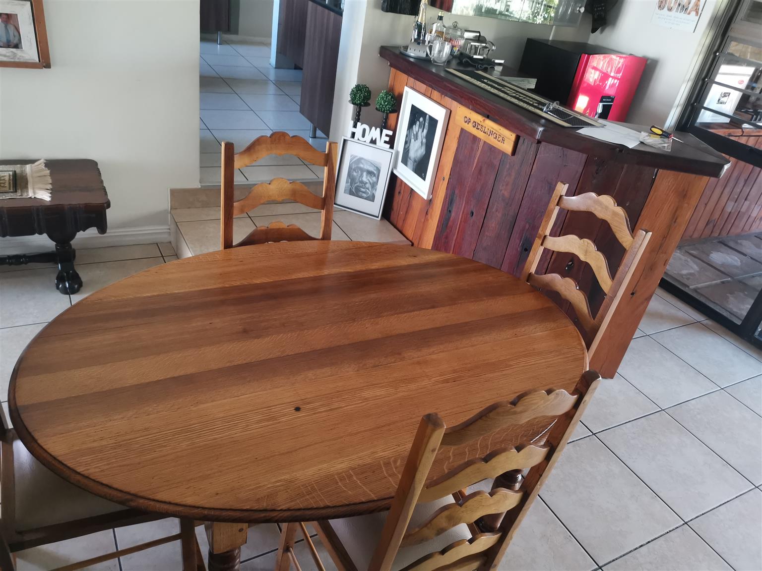 Solid Oak  4 seater dining set Solid Oak  4 seater dining set