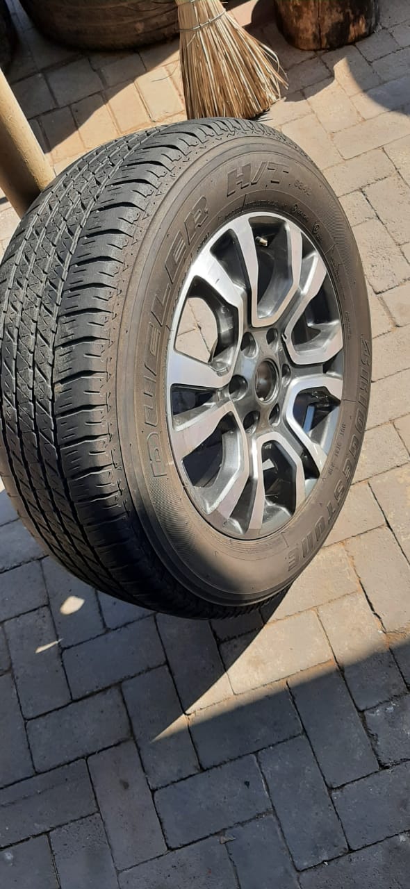 18" Ford Ranger Wildtrack original mag with used 265/60/18 tyre to use for spare - Private Seller 18" Ford Ranger Wildtrack original mag with used 265/60/18 tyre to use for spare - Private Seller