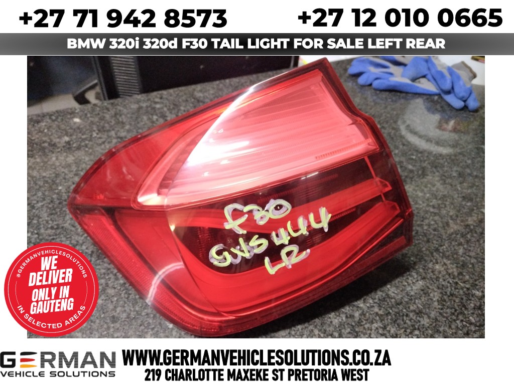BMW 320i 320d f30 tail light for sale left rear