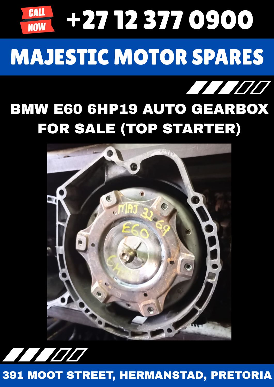 BMW E60 6Hp19 Automatic gearbox for Sale (Top starter) – Used - Private Seller BMW E60 6Hp19 Automatic gearbox for Sale (Top starter) – Used - Private Seller