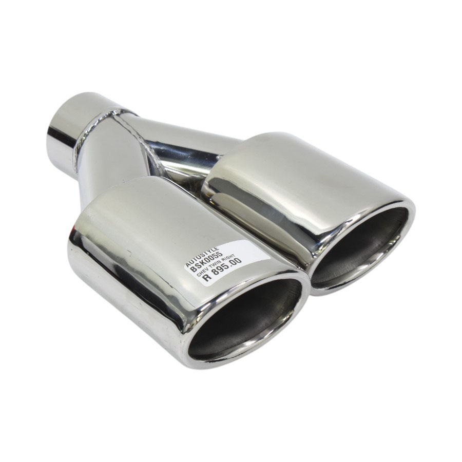 BSK Chev Design Twin Exhaust Tailpipe (Right Facing)