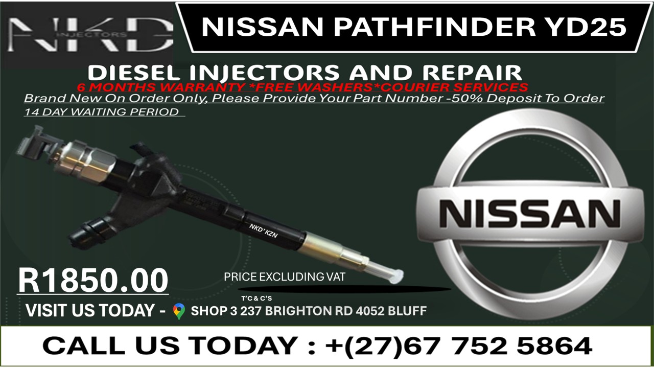 Nissan Pathfinder YD25 Diesel Injectors on Recondition - Private Seller Nissan Pathfinder YD25 Diesel Injectors on Recondition - Private Seller