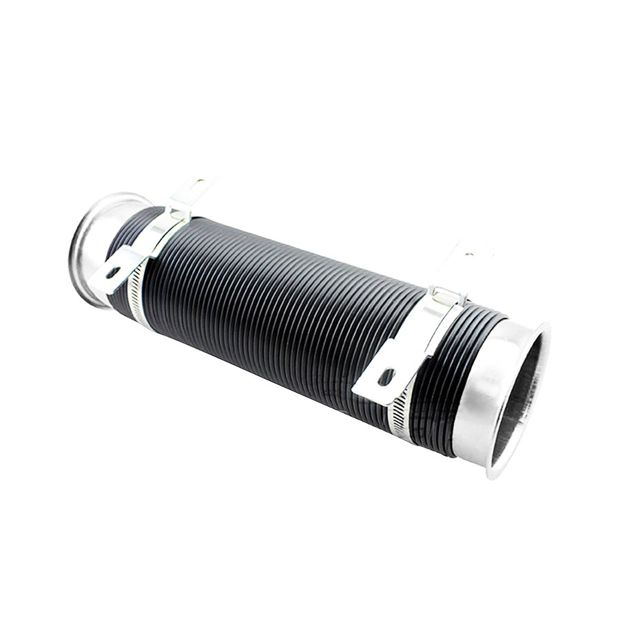 Turbo Multi Flexible Cold Air Intake Pipe Tube Duct – 75mm x 1metre (Silver)