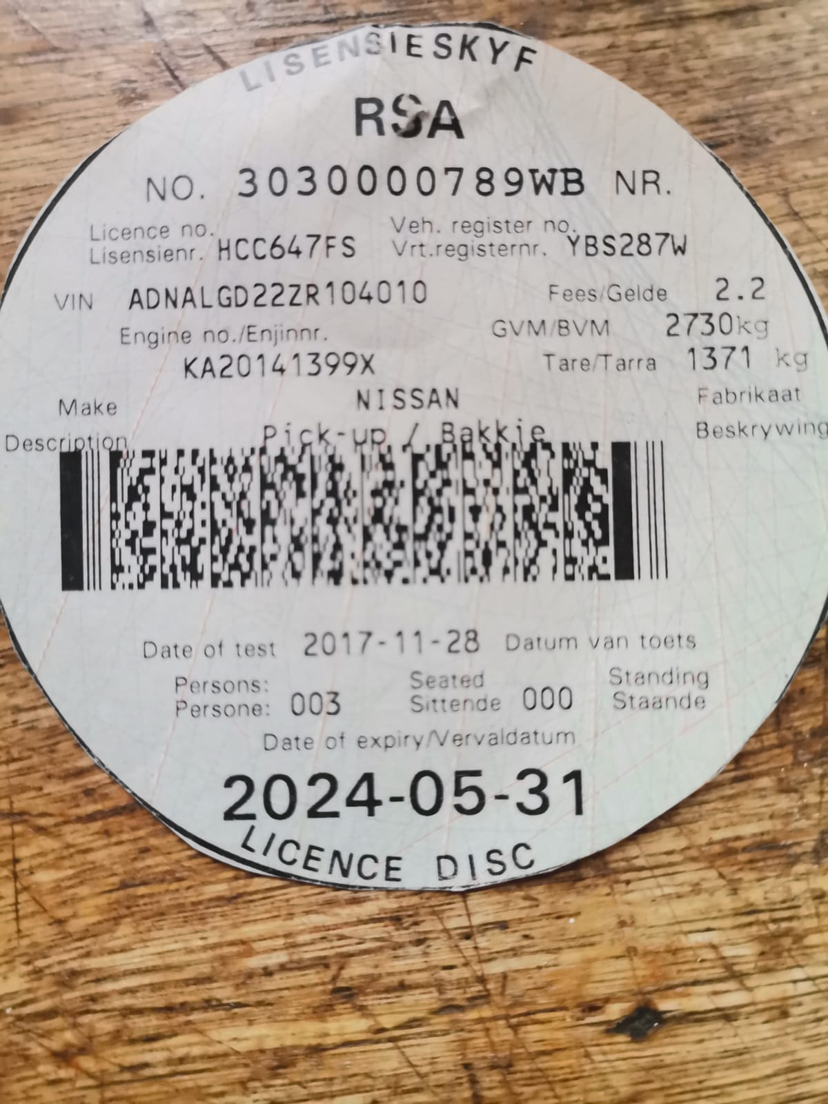 Used 2017 Nissan NP300 Hardbody 2.0 (aircon) - Private Seller