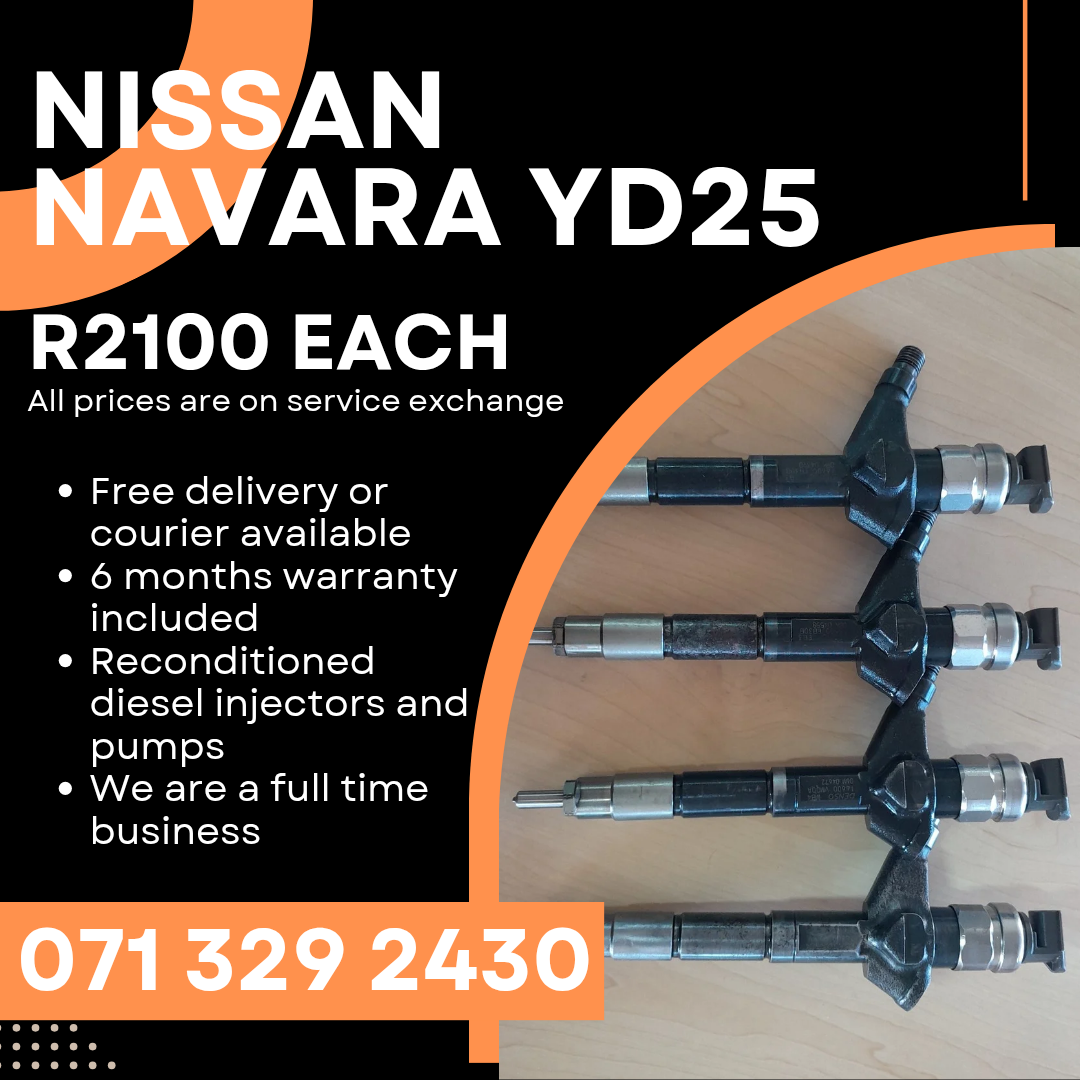 NISSAN NAVARA YD25 INJECTORS FOR SALE WITH WARRANTY - Private Seller NISSAN NAVARA YD25 INJECTORS FOR SALE WITH WARRANTY - Private Seller