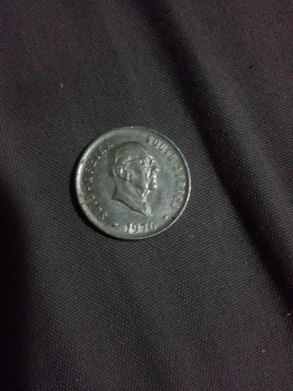 Collector coins from 1962-19761/2 cent2 cent 5 cent Head of President Fouche