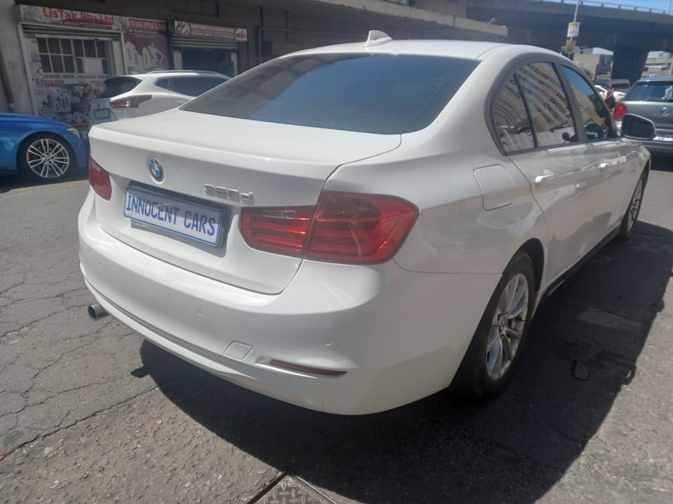 2013 BMW 320d DIESEL F30 3SERIES M-SPORT, AUTOMATIC, WHITE COLOUR, MILEAGE