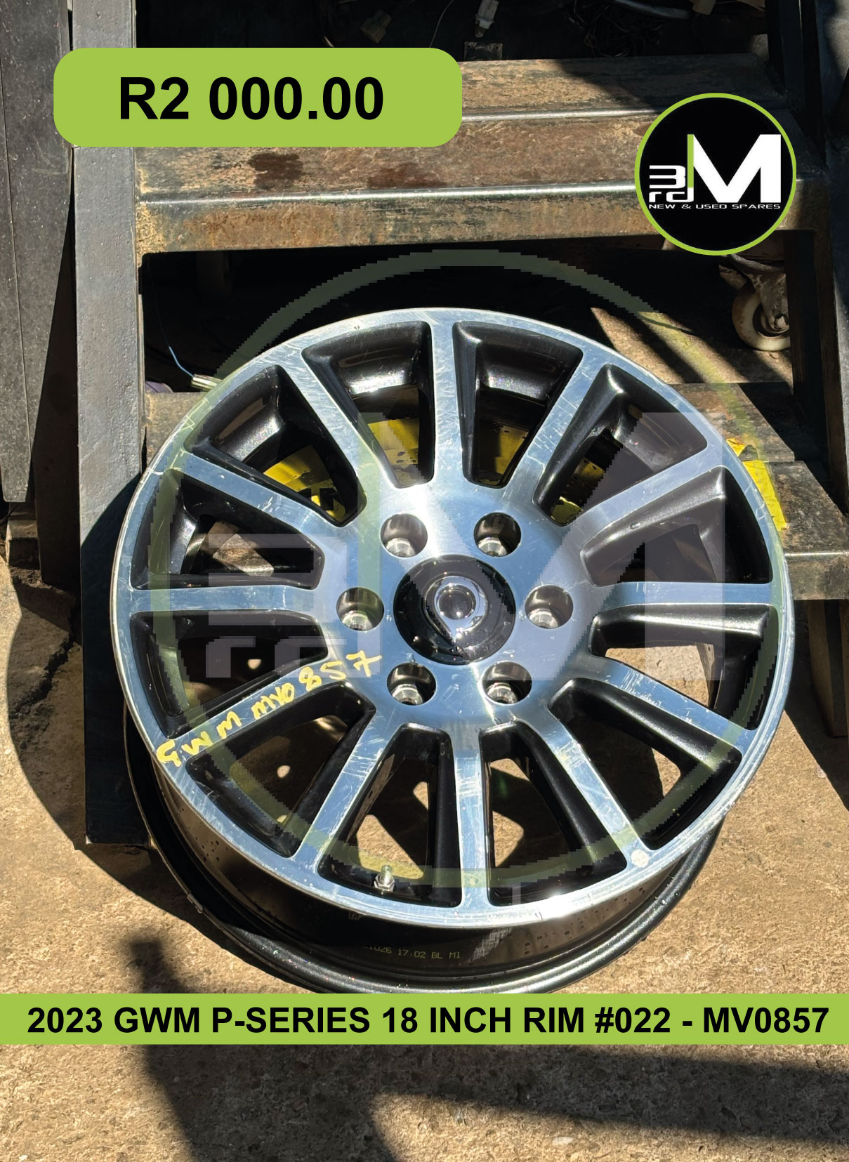 2023 GWM P-SERIES 18 INCH RIMS - MV0858 - Private Seller 2023 GWM P-SERIES 18 INCH RIMS - MV0858 - Private Seller