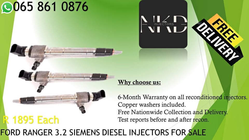 FORD RANGER 3.2 DIESEL INJECTORS FOR SALE OR RECON