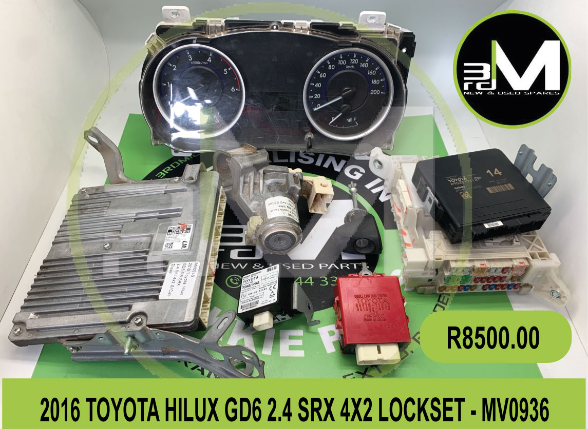 LOCKSET - TOYA HILUX GD6 2.4 - Private Seller LOCKSET - TOYA HILUX GD6 2.4 - Private Seller