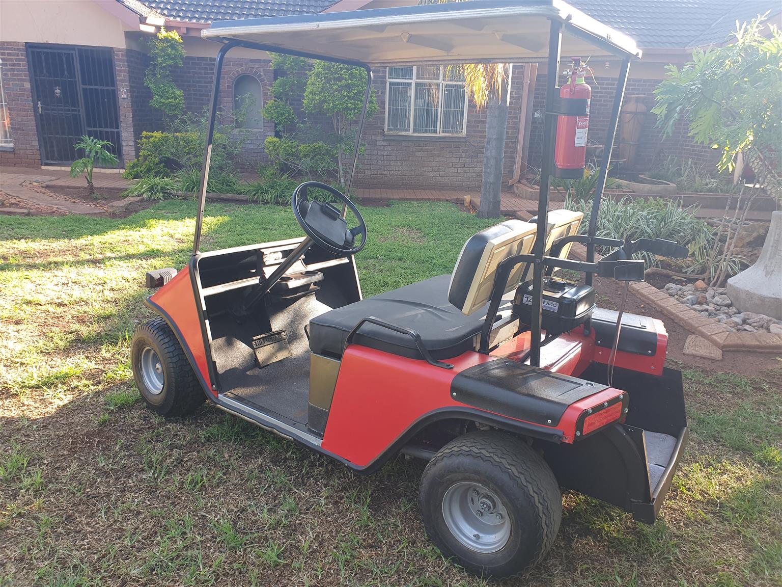 Ezgo 4stroke petrol golf cart for sale. Brand new engine, clutch and battery.