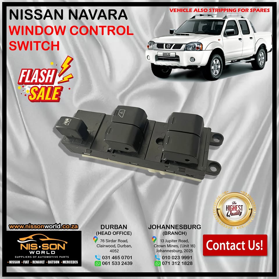 NISSAN NAVARA WINDOW CONTROL SWITCH - Private Seller NISSAN NAVARA WINDOW CONTROL SWITCH - Private Seller