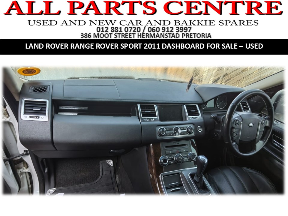 2011 Range Rover Sport Supercharged Dashboard for sale – Used 2011 Range Rover Sport Supercharged Dashboard for sale – Used