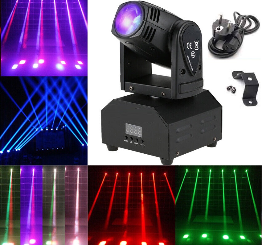 Professional Disco Moving Head Light DMX512 Stage, DJ Party, Night Club, Concert