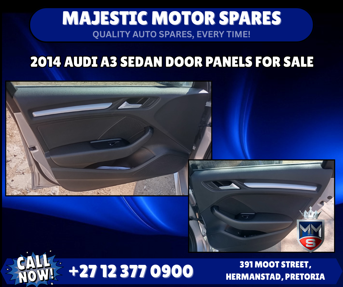 2014 Audi A3 Sedan Door Panels – Front & Rear Both Sides Available - Private Seller