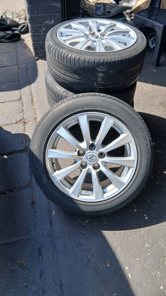 Toyota Quest Rims Used Lexus IS250, Toyota Quest, GS300,Toyota RAV4 Set Of Rims With ...