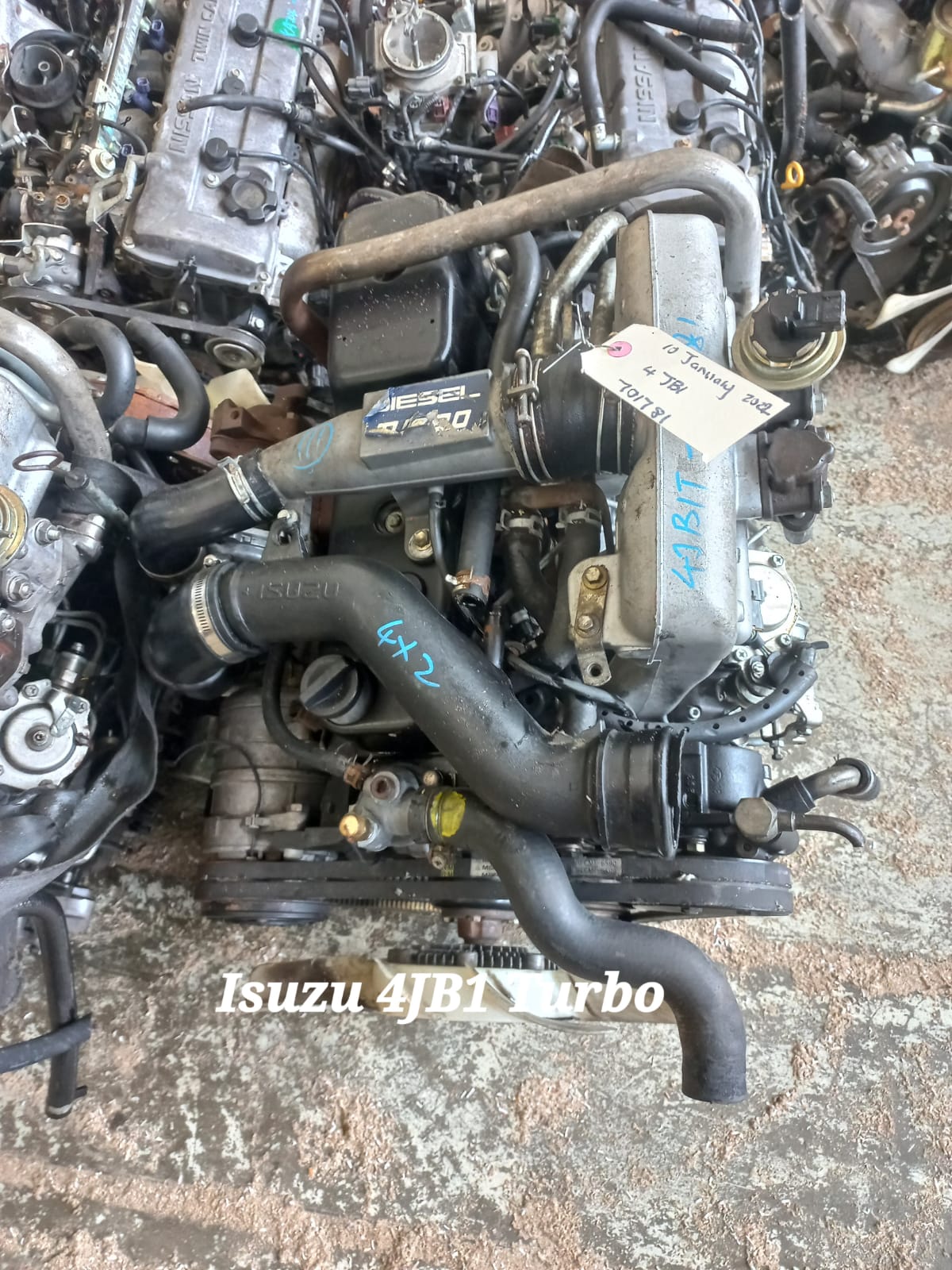 ISUZU KB280 4JB1 2.8 TURBO ENGINE ISUZU KB280 4JB1 2.8 TURBO ENGINE