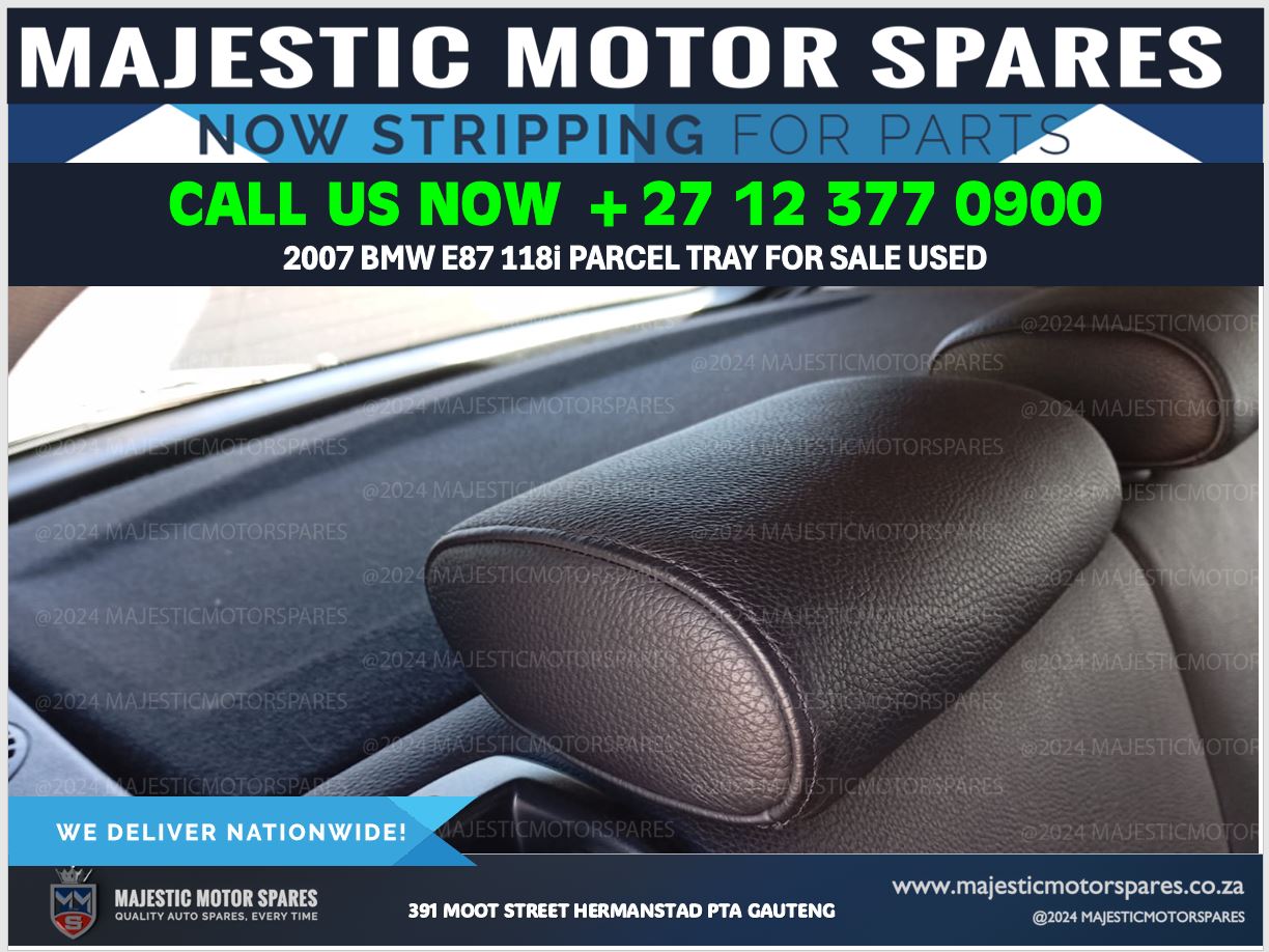 2007 BMW 118i E87 LCI Vehicle Parcel Tray for Sale