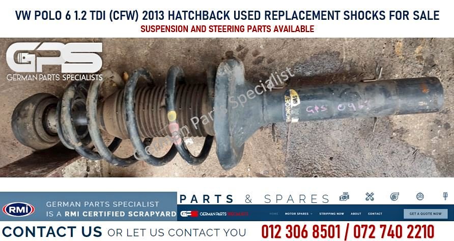 VW Polo 6 1.2 TDI (CFW) 2013 Hatchback used replacement shocks for sale - Private Seller VW Polo 6 1.2 TDI (CFW) 2013 Hatchback used replacement shocks for sale - Private Seller