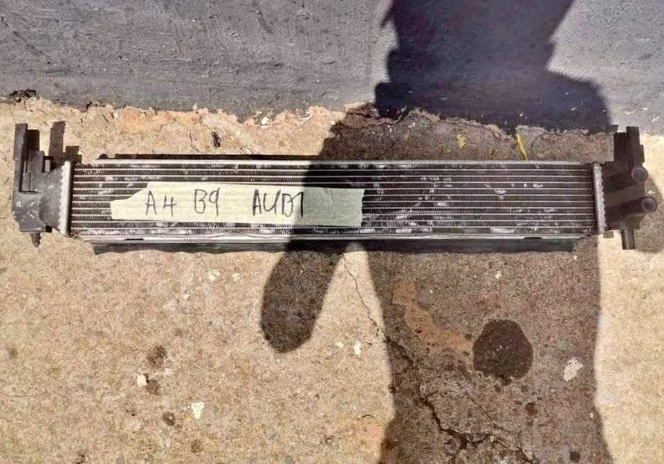 Audi A4 B9 intercooler Audi A4 B9 intercooler