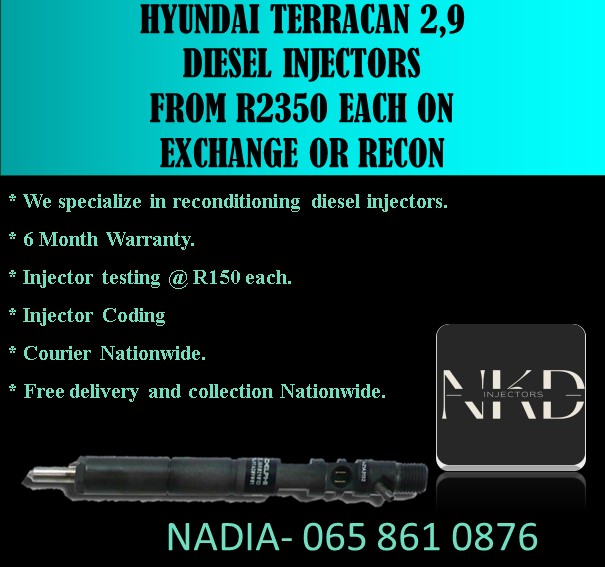 HYUNDAI TERRACAN INJECTORS FOR SALE - Private Seller HYUNDAI TERRACAN INJECTORS FOR SALE - Private Seller
