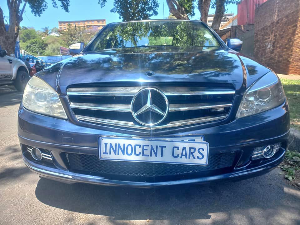 2009 MERCEDES BENZ C200 KOMPRESSOR PETROL, AUTOMATIC, BLUE COLOR, MILEAGE 95000KMS