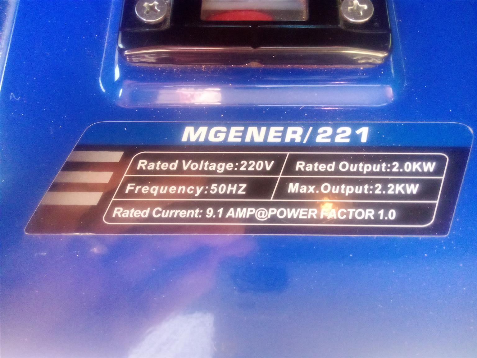 Mac Africa Petrol generator. Hardly used with extras. | Junk Mail ...