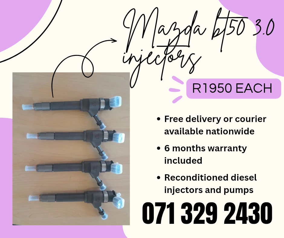 MAZDA BT50 3.0 INJECTORS FOR SALE WITH WARRANTY INCLUDED - Private Seller MAZDA BT50 3.0 INJECTORS FOR SALE WITH WARRANTY INCLUDED - Private Seller