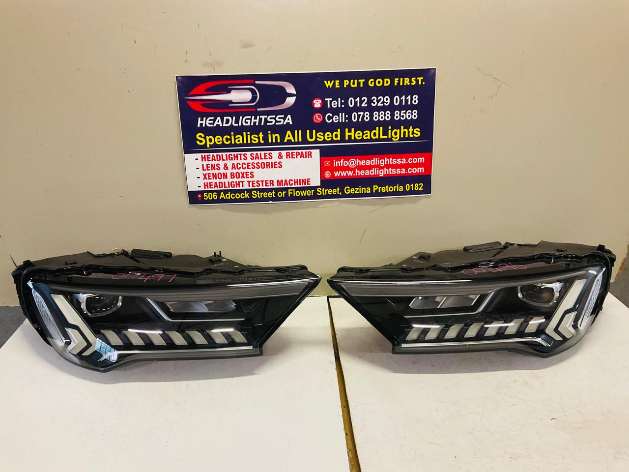 Audi Q7 RQ7 RSQ7 LED Matrix xenon left and right side headlights - Private Seller Audi Q7 RQ7 RSQ7 LED Matrix xenon left and right side headlights - Private Seller