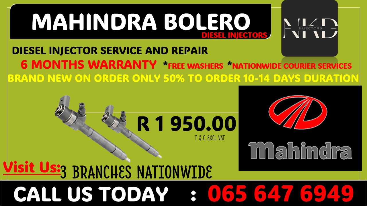 MAHINDRA BOLERO DIESEL INJECTORS - Private Seller MAHINDRA BOLERO DIESEL INJECTORS - Private Seller