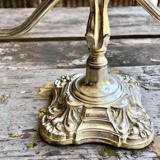 Three Arm Silverplate Candlelabra made in England