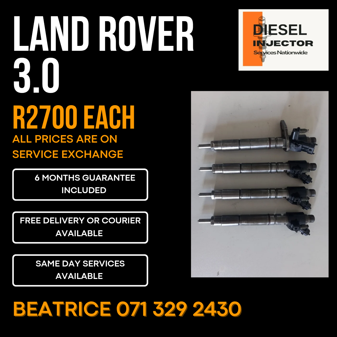 LAND ROVER 3.0 INJECTORS FOR SALE WITH WARRANTY - Private Seller LAND ROVER 3.0 INJECTORS FOR SALE WITH WARRANTY - Private Seller