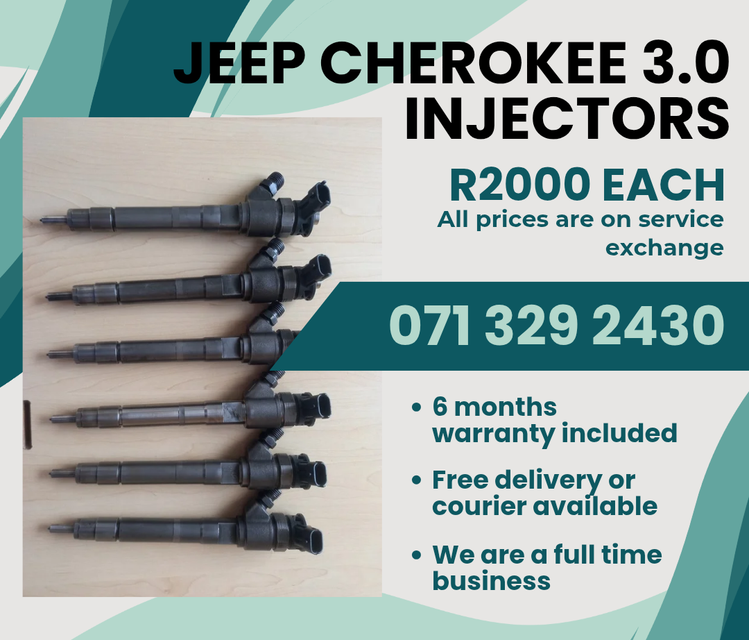 JEEP CHEROKEE 3.0 DIESEL INJECTORS FOR SALE WITH WARRANTY - Private Seller JEEP CHEROKEE 3.0 DIESEL INJECTORS FOR SALE WITH WARRANTY - Private Seller