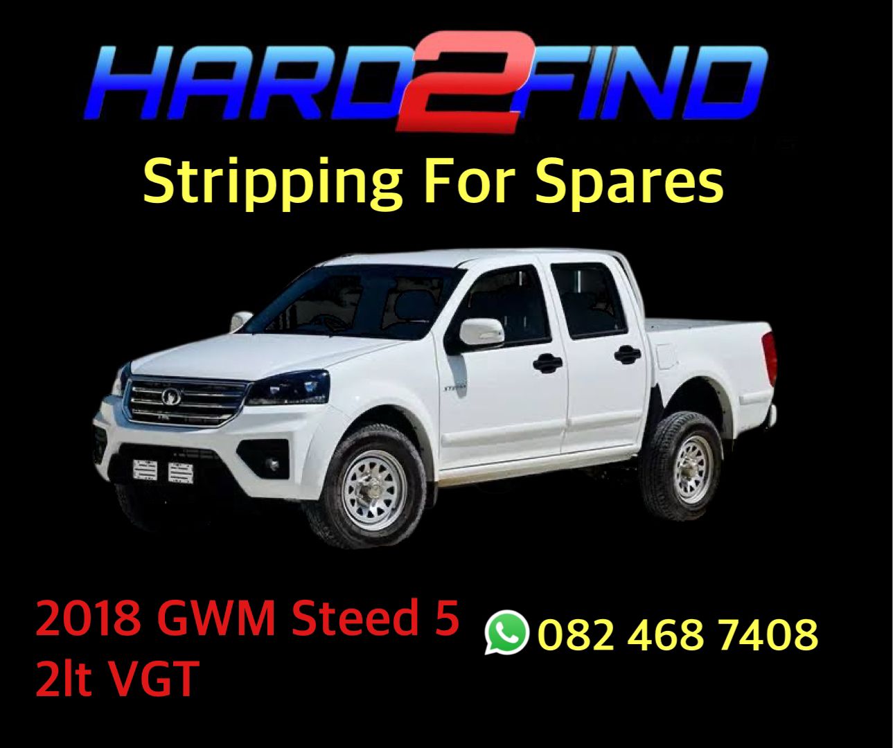 2018 Gwm Steed 5 2.0 VGT Stripping For Spares - Private Seller 2018 Gwm Steed 5 2.0 VGT Stripping For Spares - Private Seller