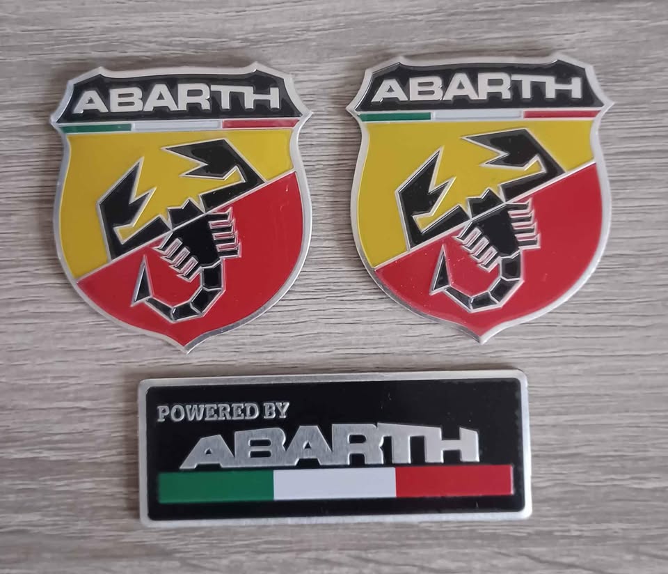 Fiat Arbarth 60mm wheel centre caps badges emblems - Private Seller