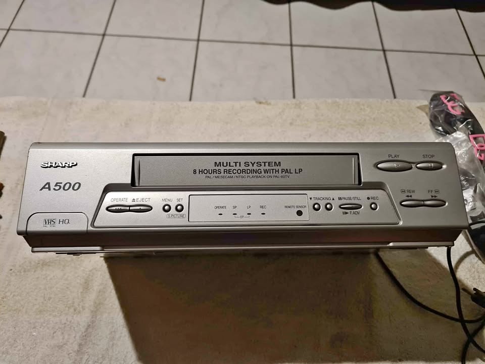 Sharp VHS Video recorder wit two dvd players