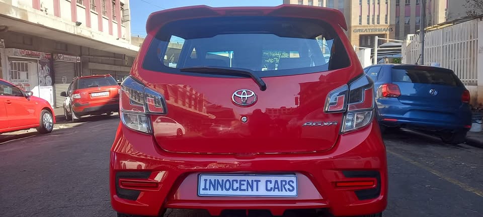 USED 2022 TOYOTA AYGA 1.0, MANUAL, RED COLOUR,