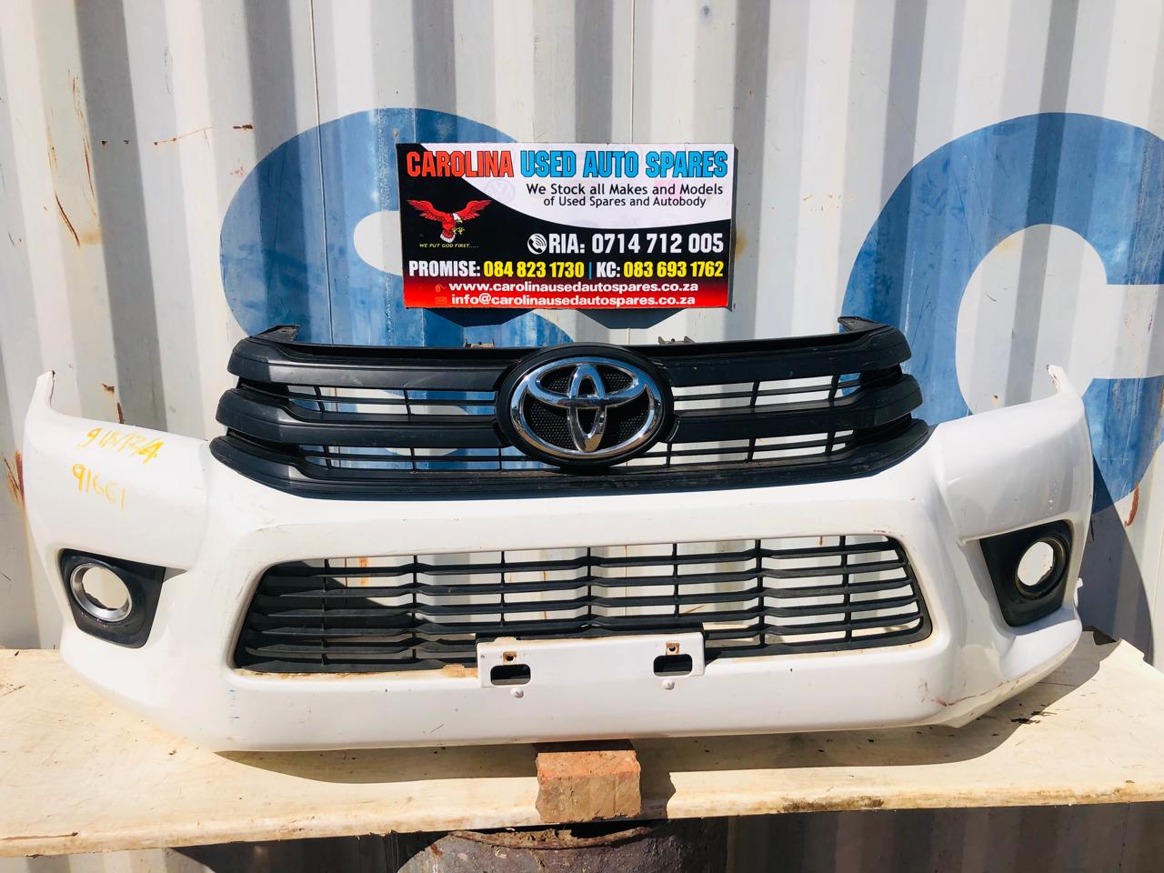 Toyota Hilux Gd6 complete front bumper with back grill (2015-2018) - Private Seller Toyota Hilux Gd6 complete front bumper with back grill (2015-2018) - Private Seller