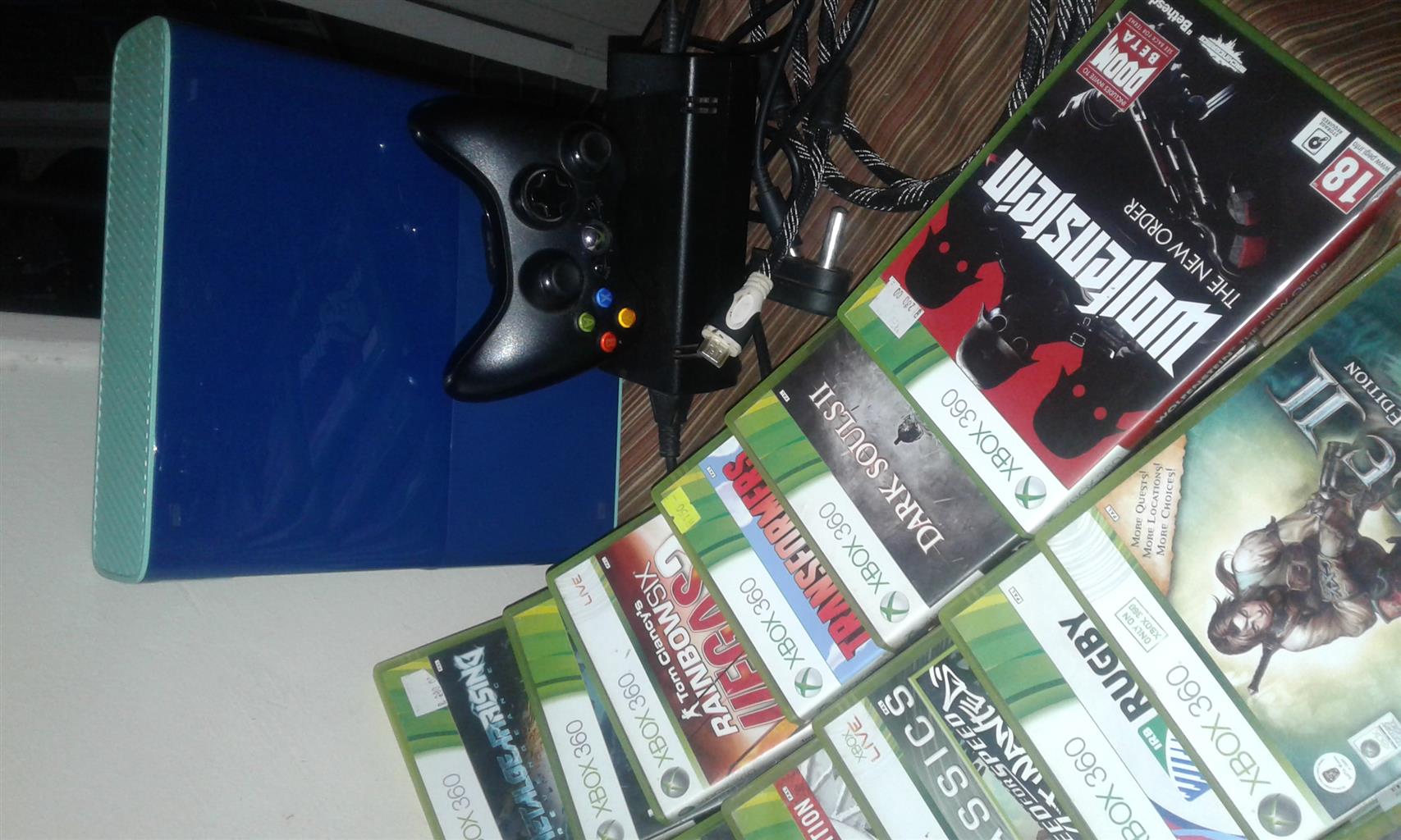 Xbox 360 500GB with 1 controller and 20 different games. | Junk Mail