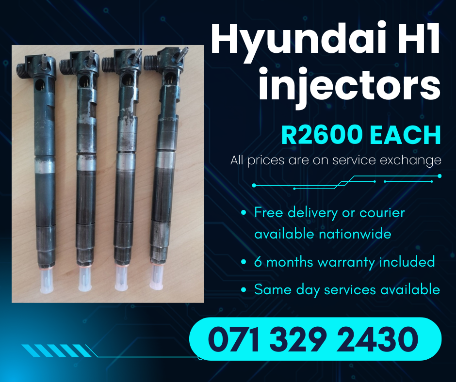 HYUNDAI H1 INJECTORS FOR SALE WITH WARRANTY - Private Seller HYUNDAI H1 INJECTORS FOR SALE WITH WARRANTY - Private Seller