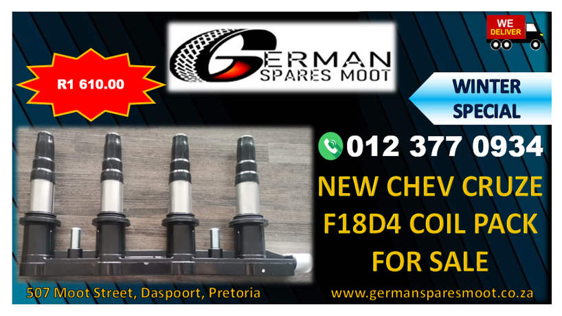 WINTER SPECIAL - Chev Cruze F18D4 New Coil Pack - Private Seller WINTER SPECIAL - Chev Cruze F18D4 New Coil Pack - Private Seller