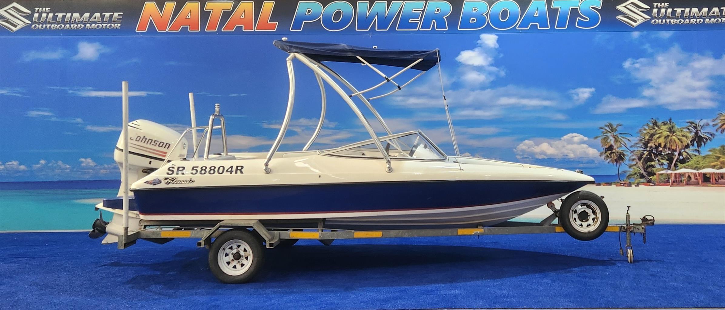 CLASSIC 170 ON TRAILER 135 HP JOHNSON V4 CLASSIC 170 ON TRAILER 135 HP JOHNSON V4