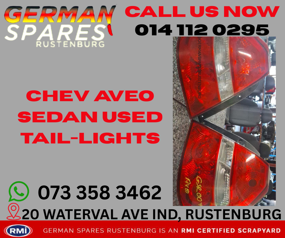 CHEV AVEO SEDAN USED TAIL-LIGHTS FOR SALE - Private Seller