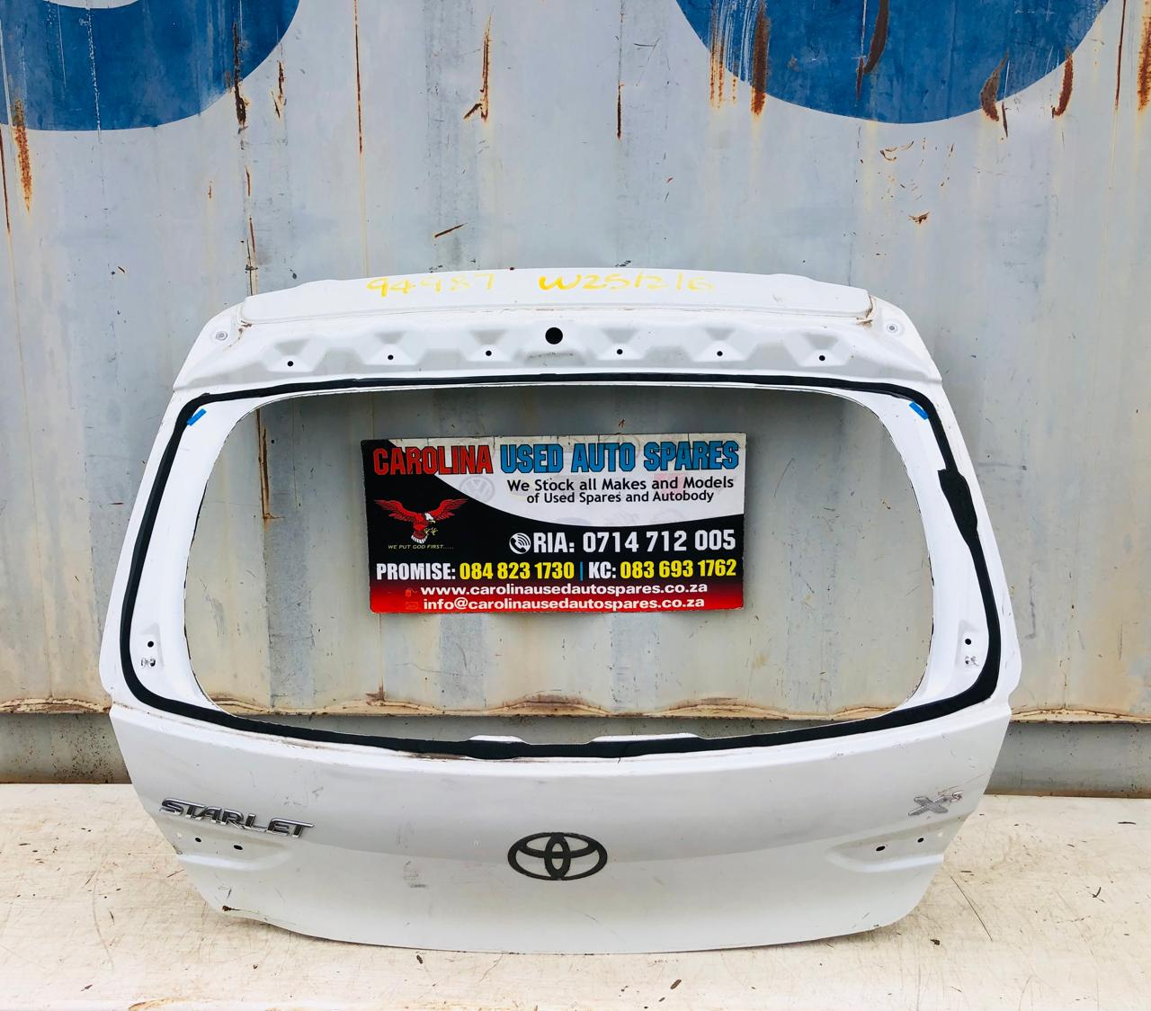 Toyota Starlet tailgate (2023) - Private Seller Toyota Starlet tailgate (2023) - Private Seller