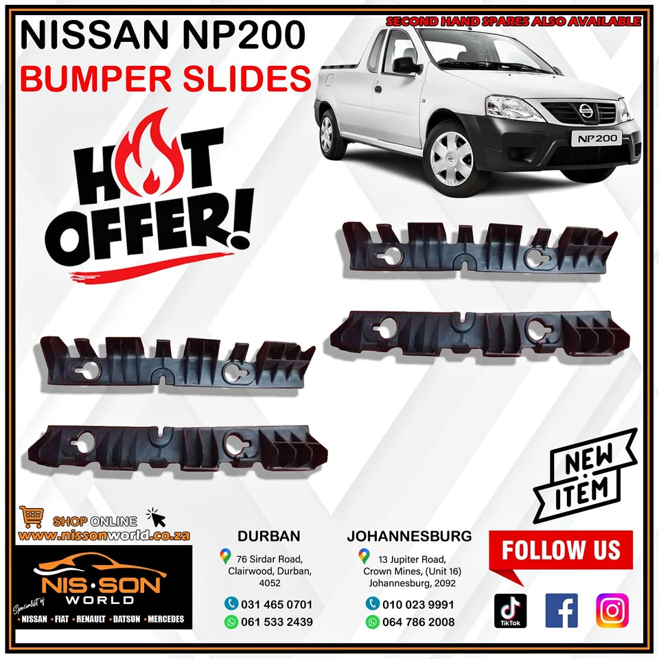 NISSAN NP200 BUMPER SLIDES - Private Seller NISSAN NP200 BUMPER SLIDES - Private Seller